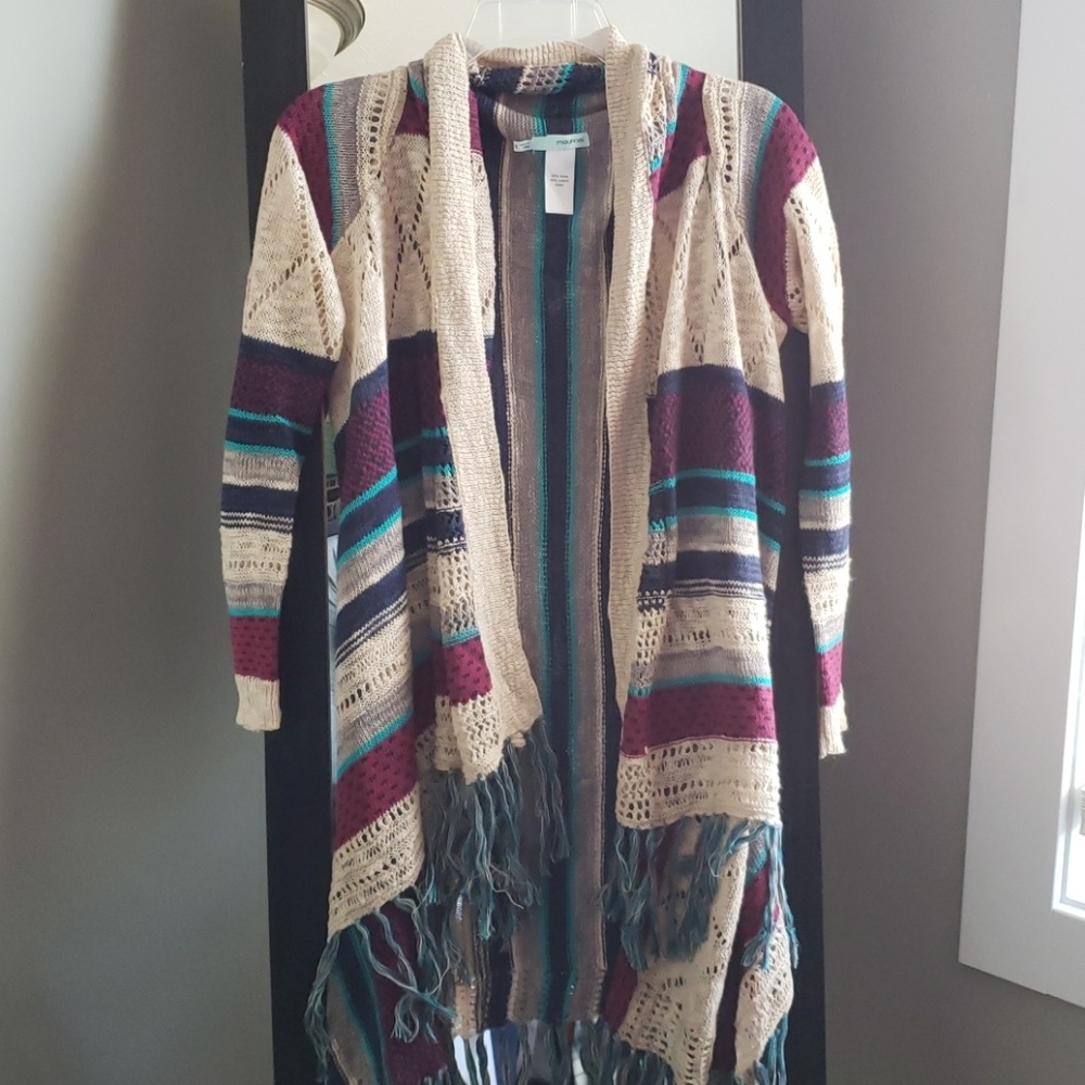 Boho Fringe Sweater